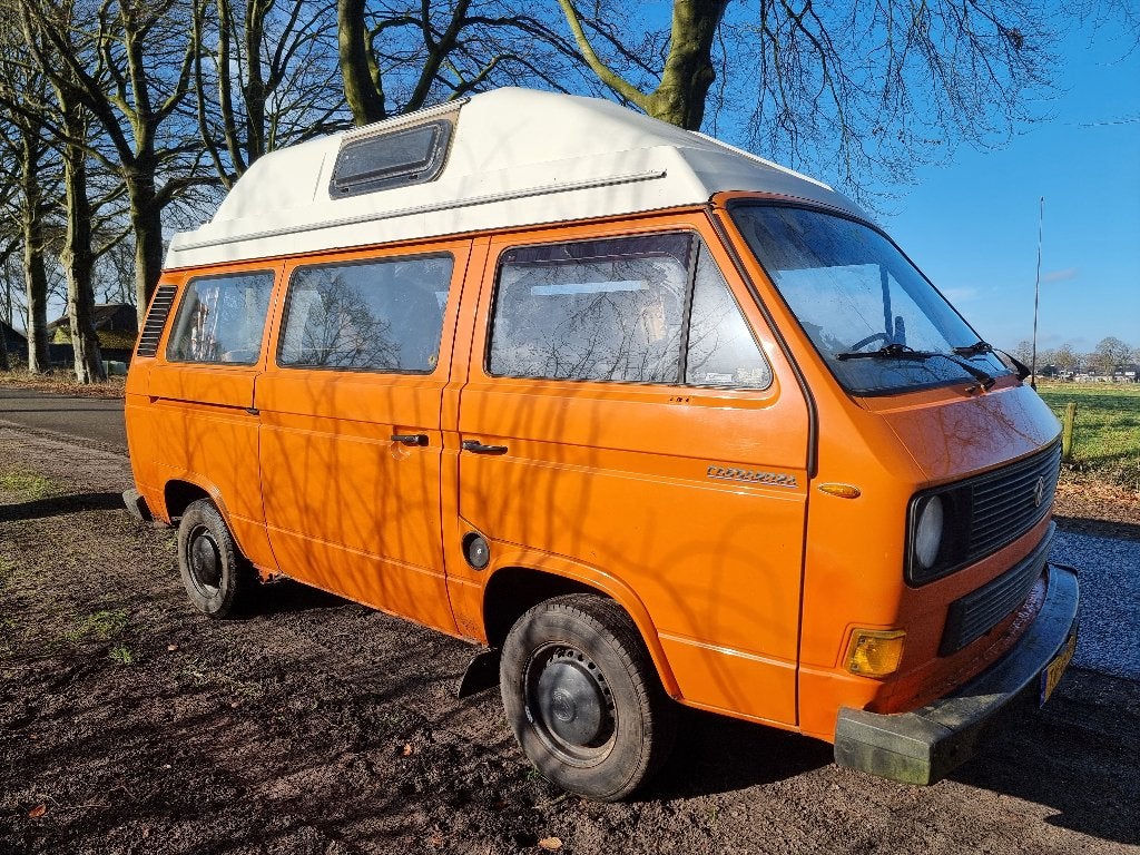 Roestvrije volkswagen t3 bus camper , benzine, Jusqu'à 4, Particulier, Essence, Modèle Bus ou Fourgon aménagé