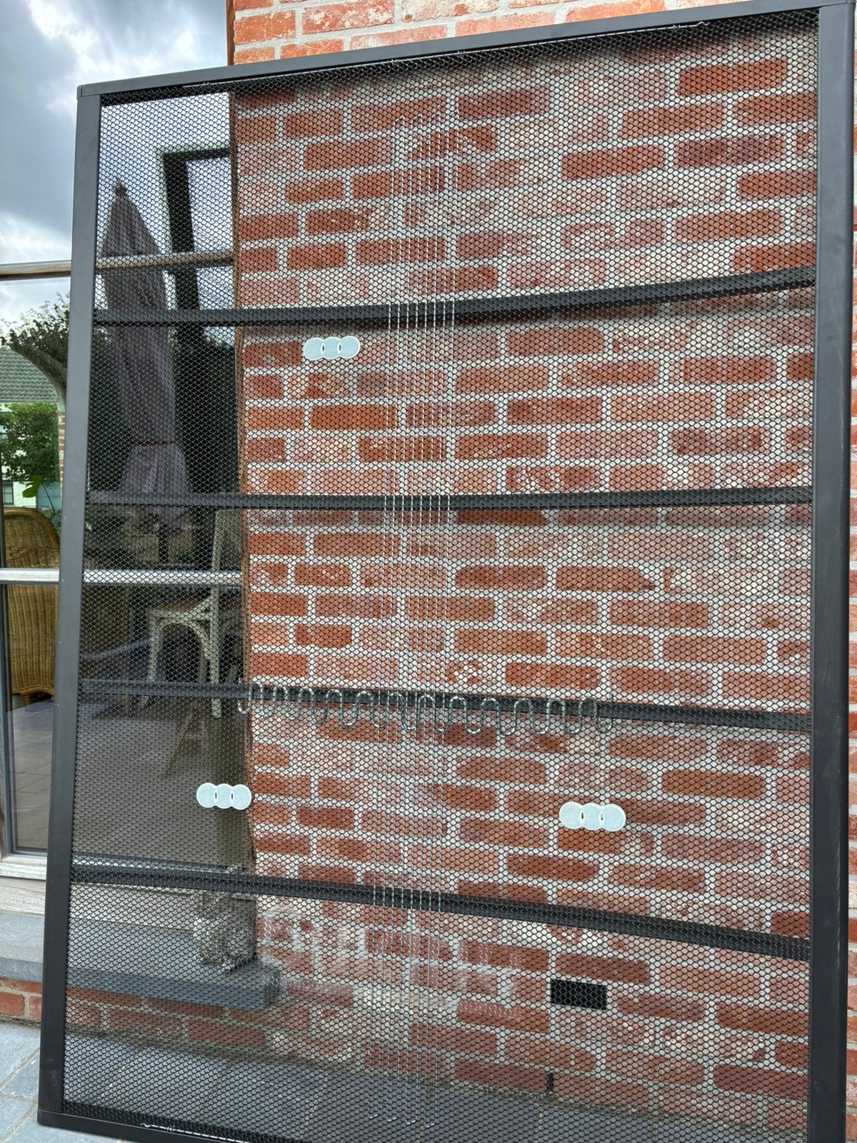 Originele vlakke spiraalbodem AUPING, Ophalen, Tweepersoons, 140 cm, Zo goed als nieuw