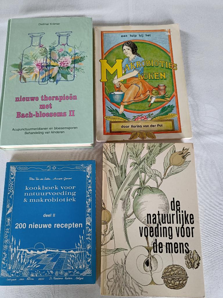 boeken natuurlijke voeding, makrobiotiek, bach bloesem, Livres, Santé, Diététique & Alimentation, Enlèvement ou Envoi, Santé et Condition physique