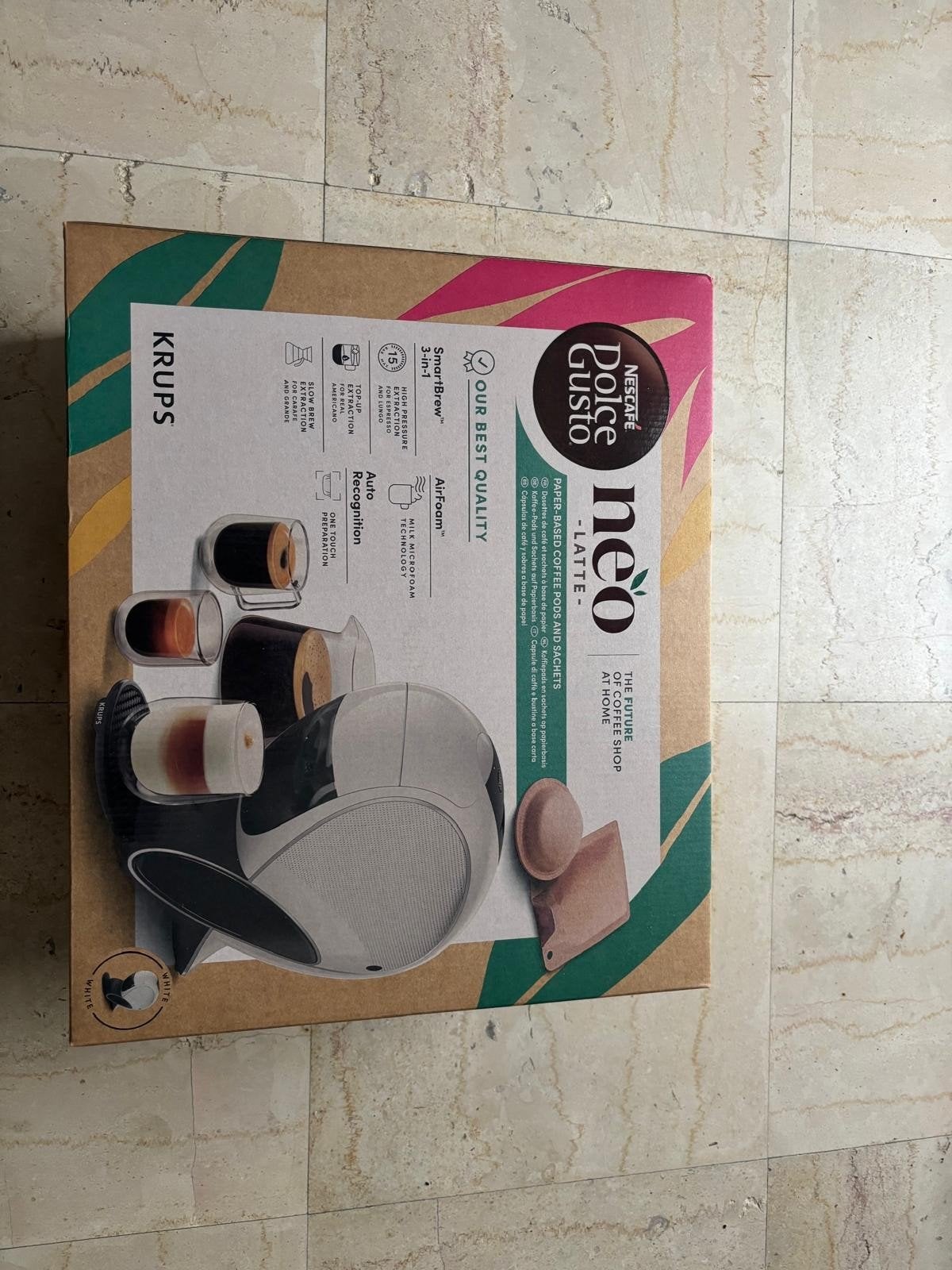 Krups NESCAFÉ DOLCE GUSTO NEO Latte, Electroménager, Cafetières, Neuf, Autres modèles, Dosettes et capsules de café, Enlèvement