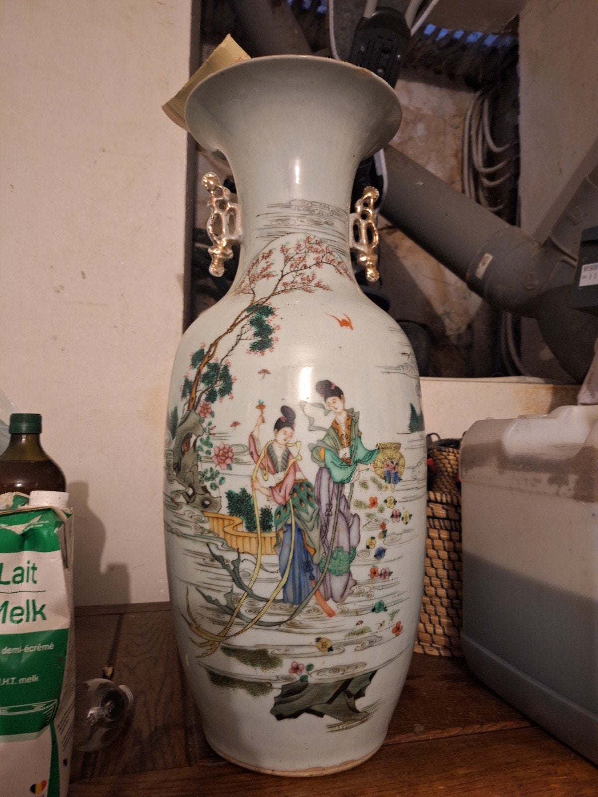 Oude Chinese vaas, Ophalen of Verzenden