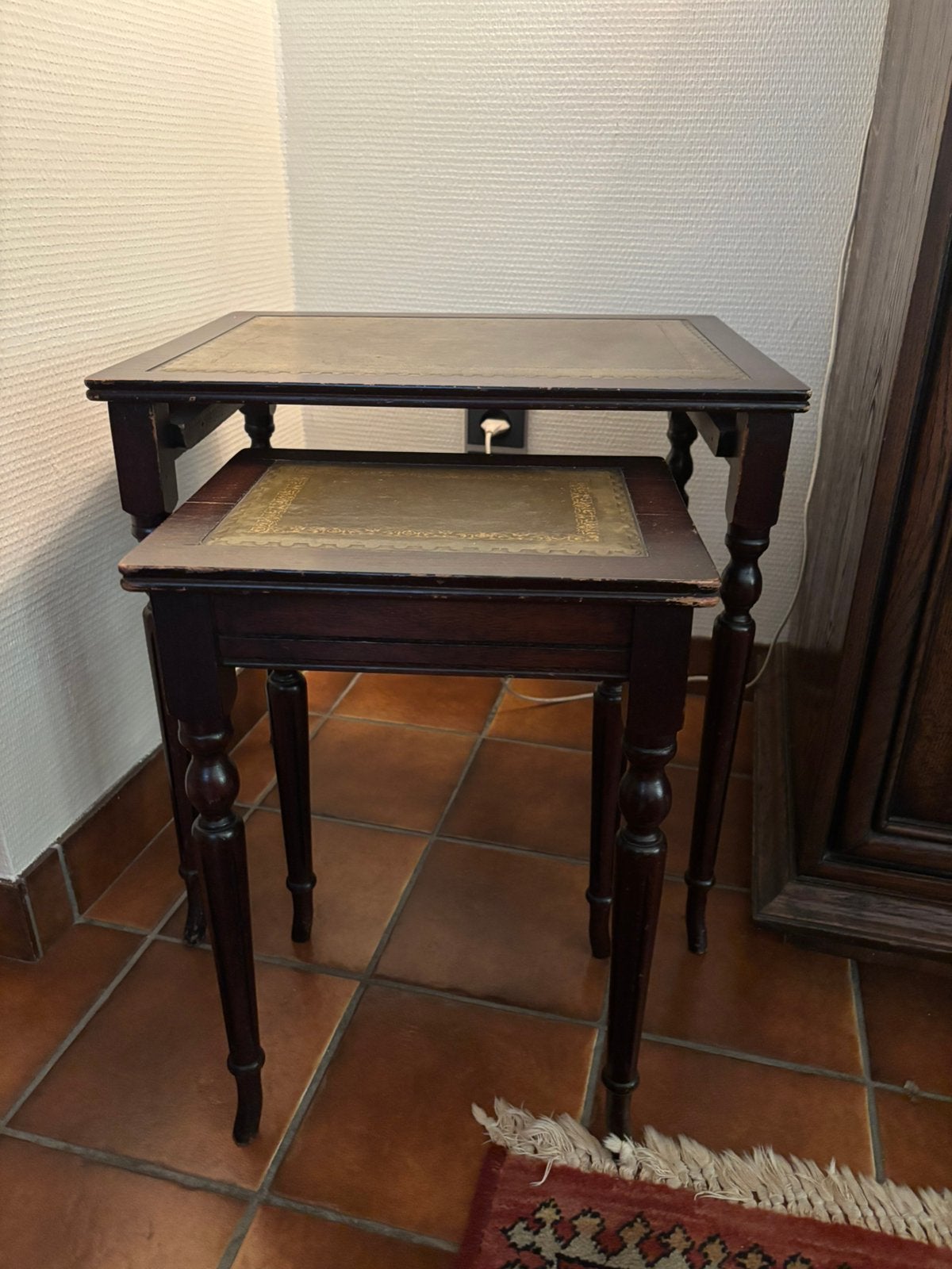 Houten bijzettafels, Antiek en Kunst, Ophalen