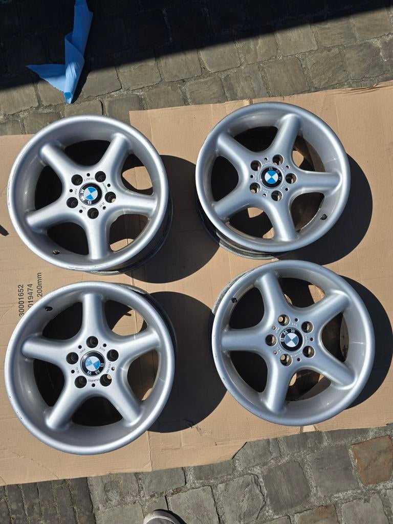 Bmw velgen style 18 17 inch breedset, Enlèvement, 17 pouces, Jante(s)