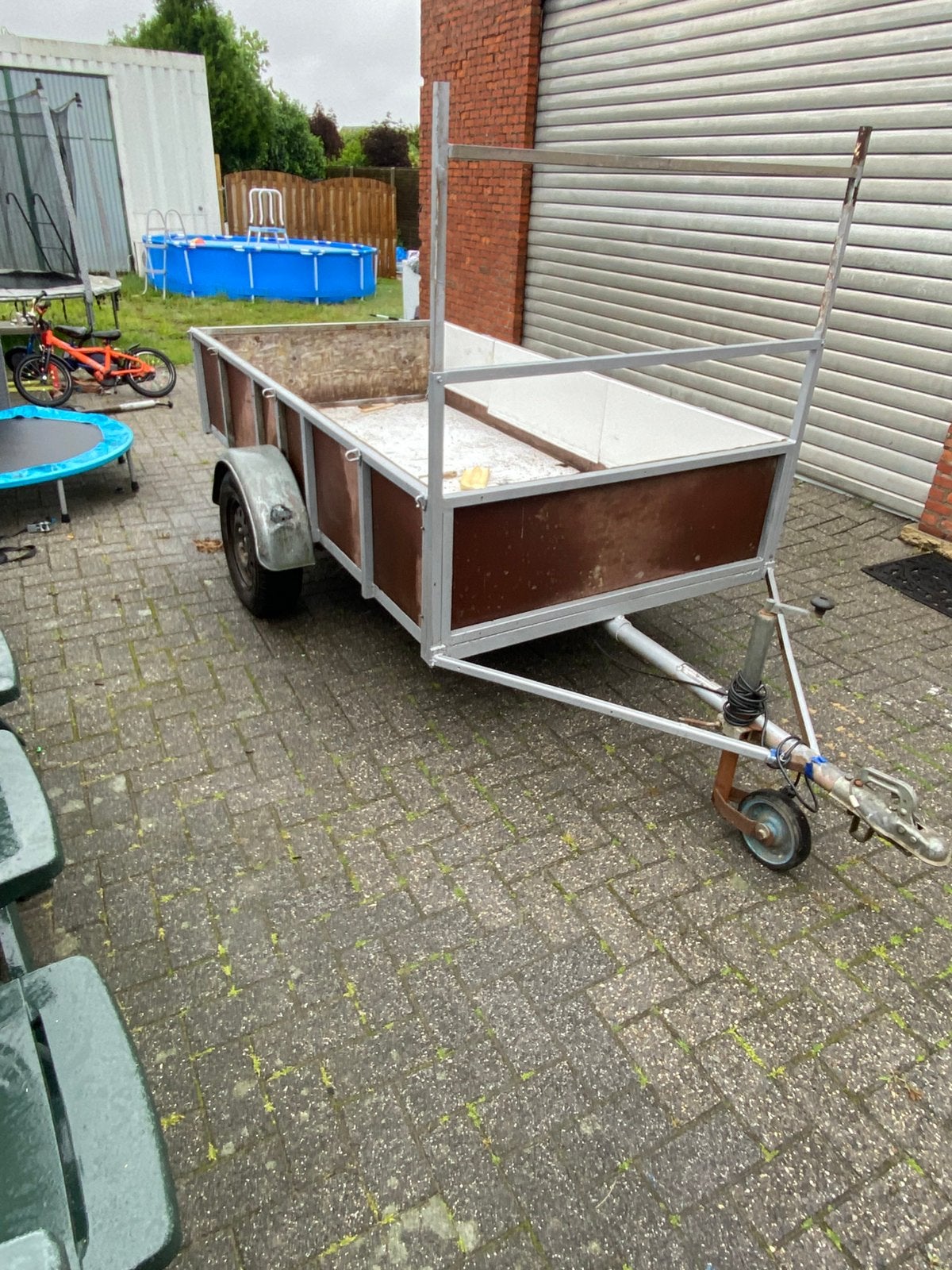 Aanhangwagen te ruilen op dubbel as, Enlèvement, Comme neuf