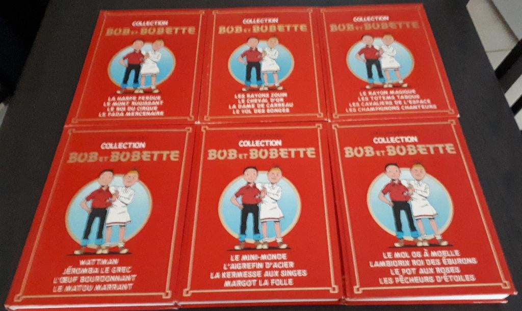 6 albums 4 histoires bob et bobette, Enlèvement, Utilisé, Willy Vandersteen