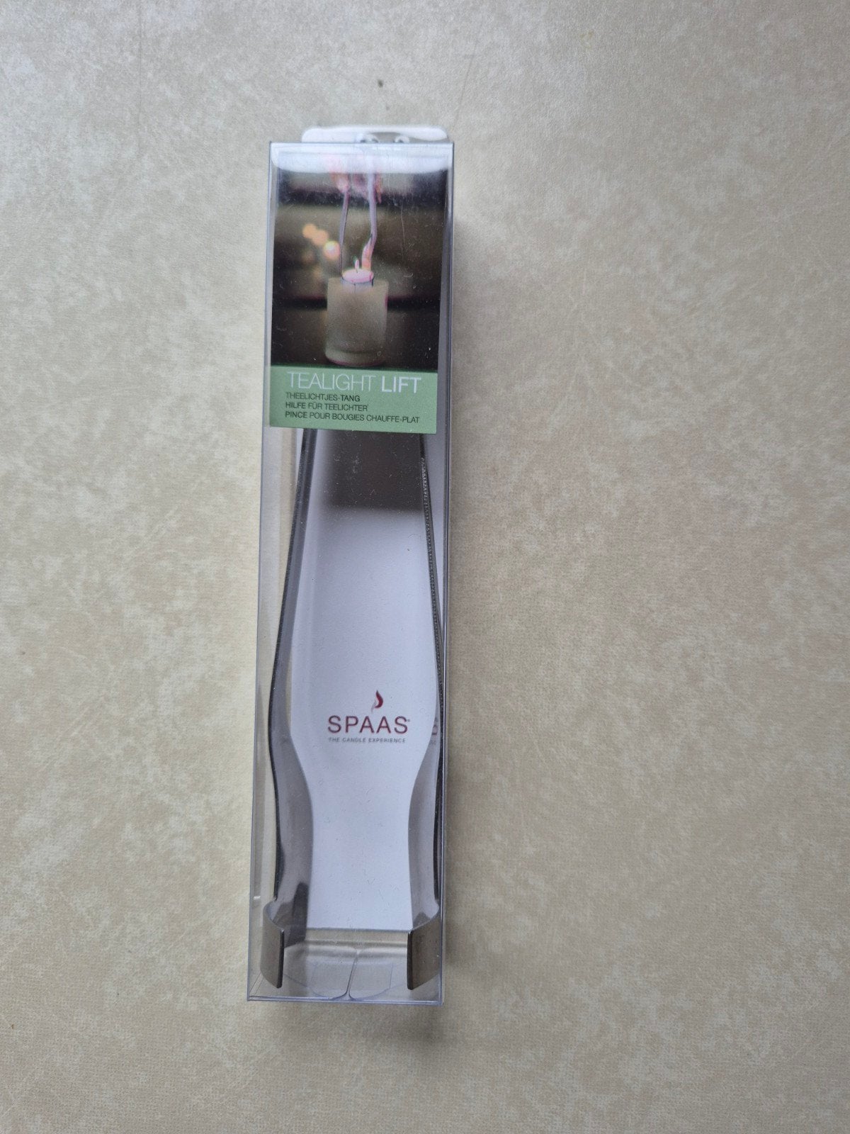 Tealight lifter / theelicht tang van Spaas, Nieuw, Ophalen of Verzenden, Grijs, Metaal