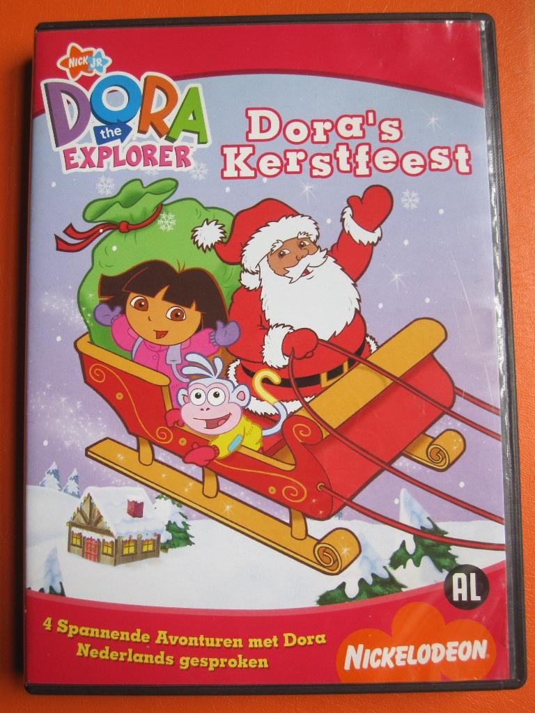 Dora's Kerstfeest, Cd's en Dvd's, Tekenfilm, Ophalen of Verzenden, Zo goed als nieuw, Alle leeftijden