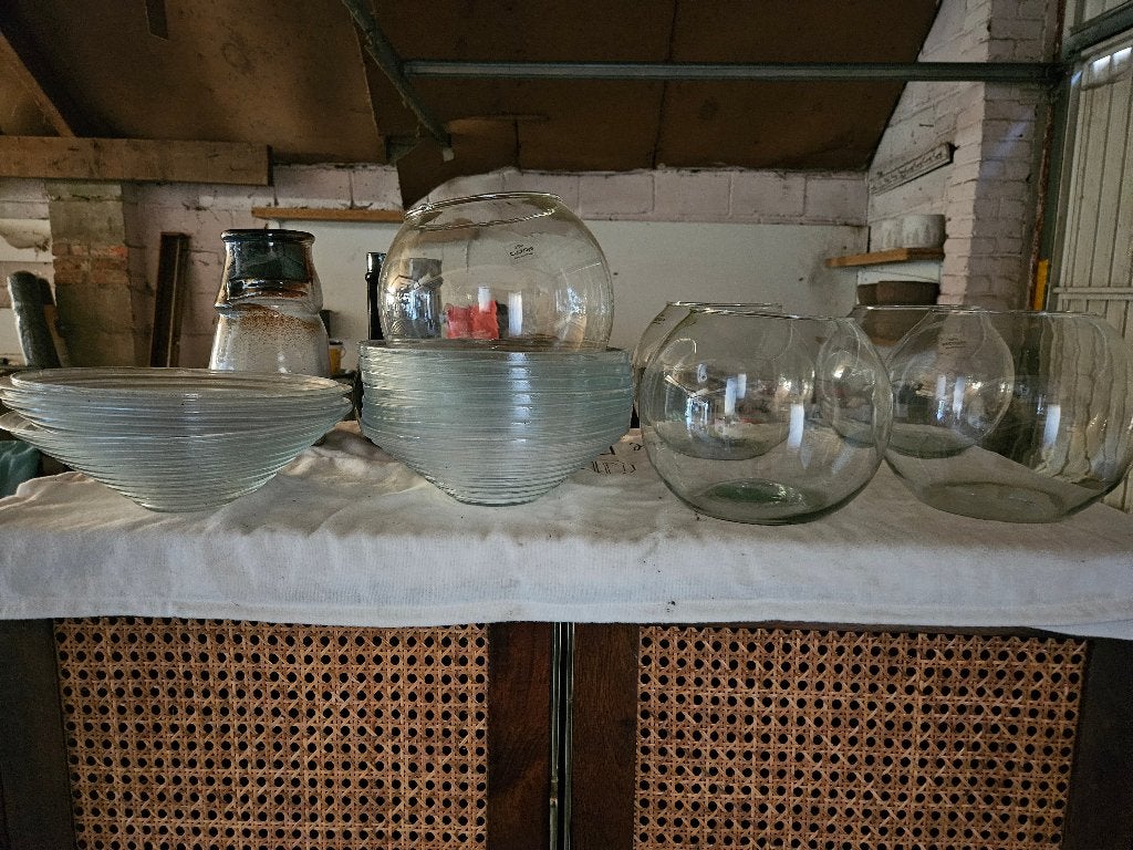 glazen schalen en bollen, Ophalen, Overige typen, Overige vormen, Glas