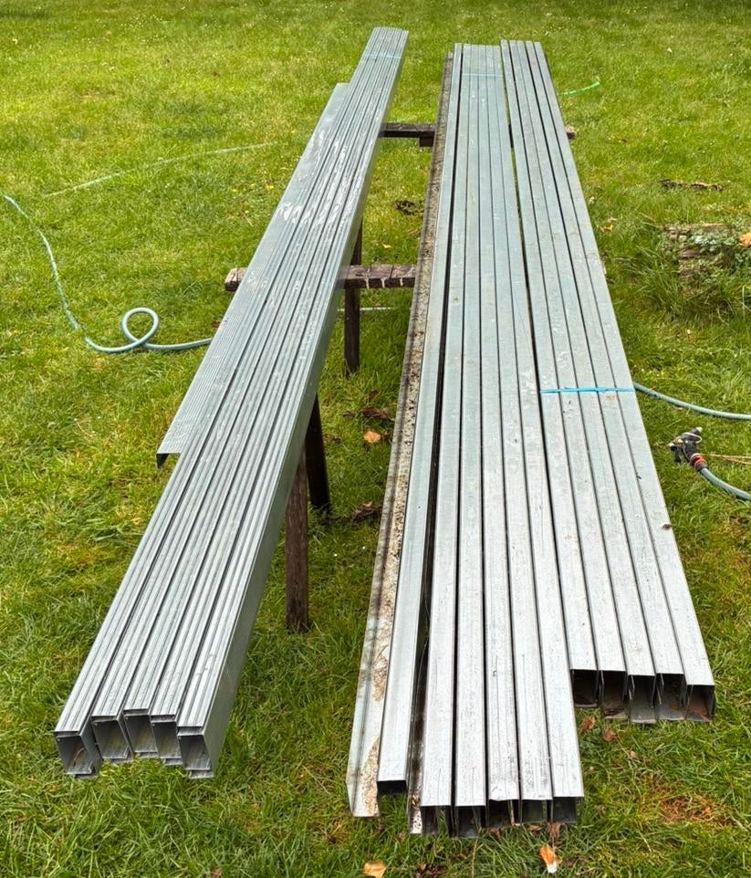 Gyproc plafondprofielen en randprofielen, Doe-het-zelf en Bouw, Platen en Panelen, Zo goed als nieuw, Overige materialen, Ophalen