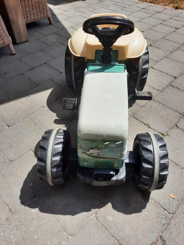 Tractor John Deere, Kinderen en Baby's, Speelgoed | Buiten | Voertuigen en Loopfietsen, Ophalen, Gebruikt, Trapvoertuig