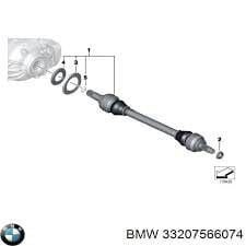 Aandrijfas BMW F01 F02 F03 F04 aandrijfas BMW F06 F07 F12 F1, Neuf, -, -, -