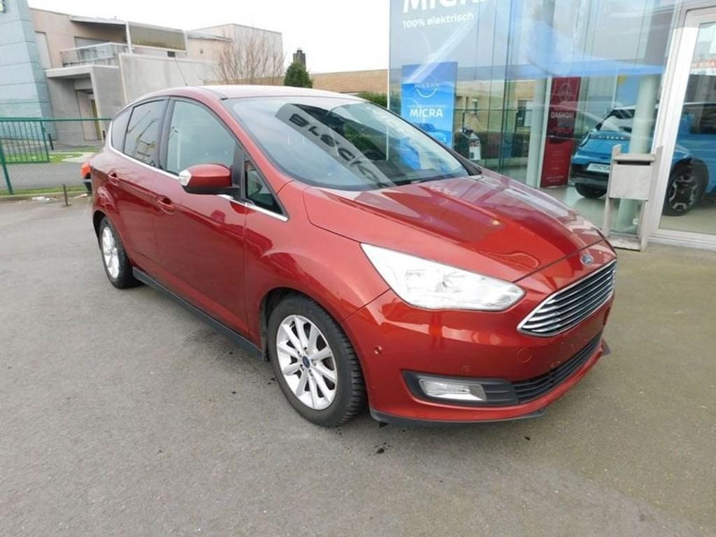Ford C-Max C-Max 1000 cc  Eco Boost Titanium, Euro 6, Bedrijf, Zilver of Grijs, Parkeersensor