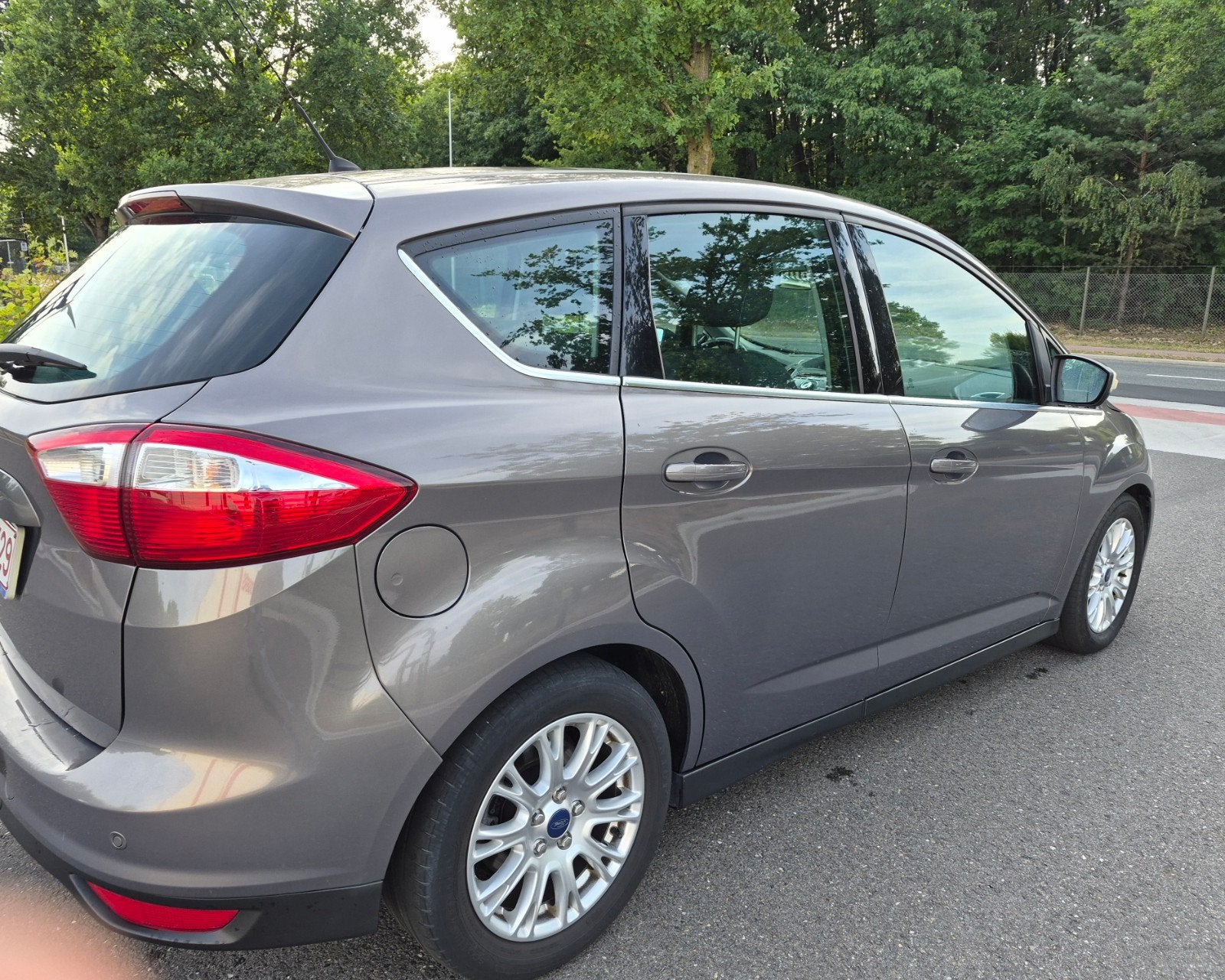 FORD CMAX DIESEL EURONORM 5 AUTOMAAT, Auto's, Ford, Automaat, Euro 5, Particulier, Zilver of Grijs