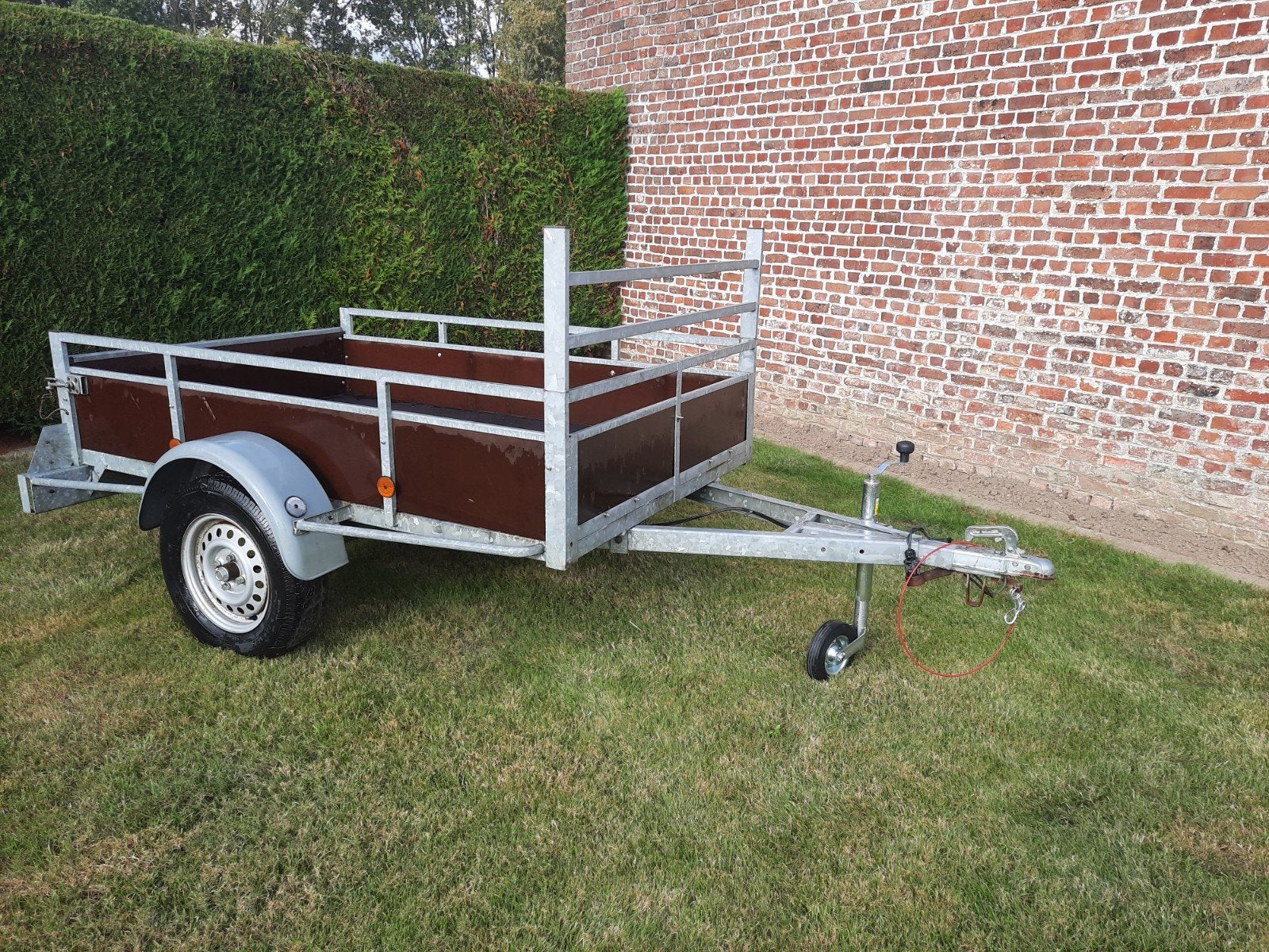 Aanhangwagen enkelasser 750kg, Enlèvement