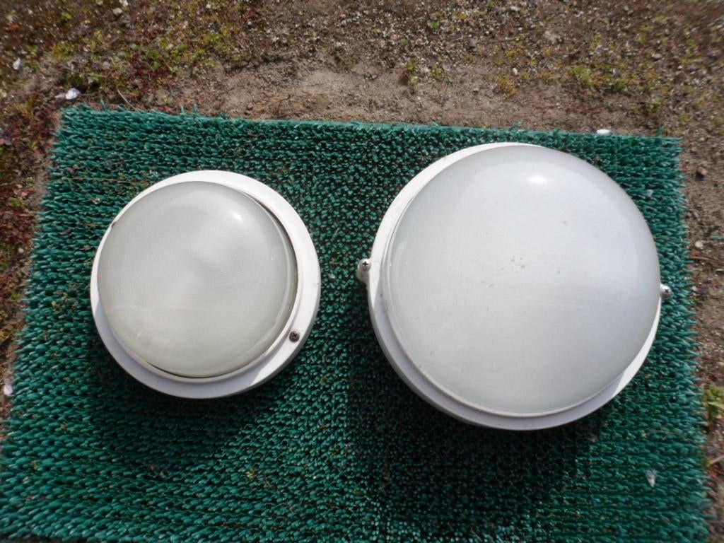 Plafond lampen buitenverlichting, Résistant à l'eau, 50 à 250 watts, Plafonnier, Verre
