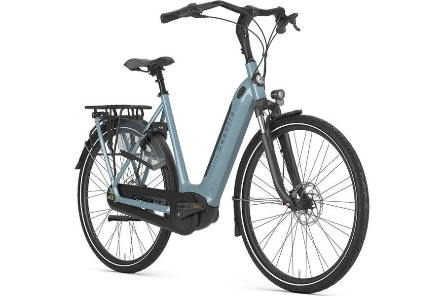 Gazelle Grenoble C7+, Vélos & Vélomoteurs, 50 km par batterie ou plus, Comme neuf, 59 cm ou plus, Enlèvement