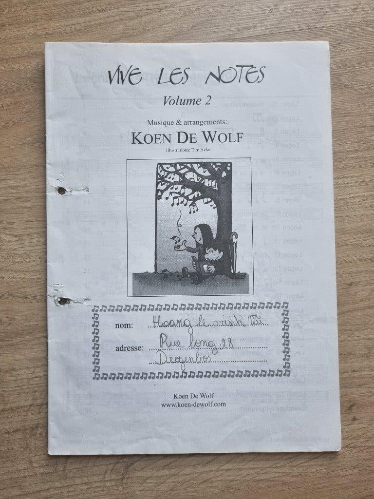 Vive les Notes - Volume 2 (Koen De Wolf), Enlèvement, Musique