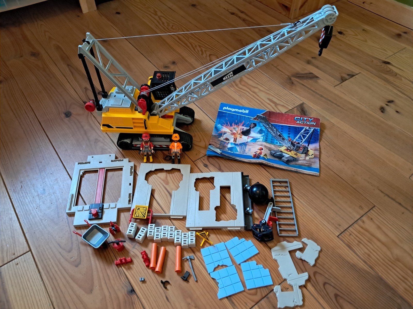 Playmobil city action 70442 sloopkraan., Ophalen, Gebouw, Complete set, Zo goed als nieuw