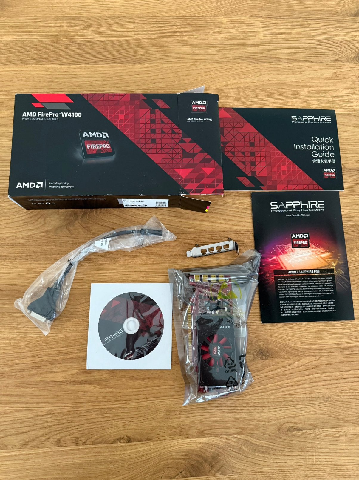 AMD FirePro W4100, Informatique & Logiciels, Cartes vidéo, Neuf, AMD, DisplayPort, GDDR5