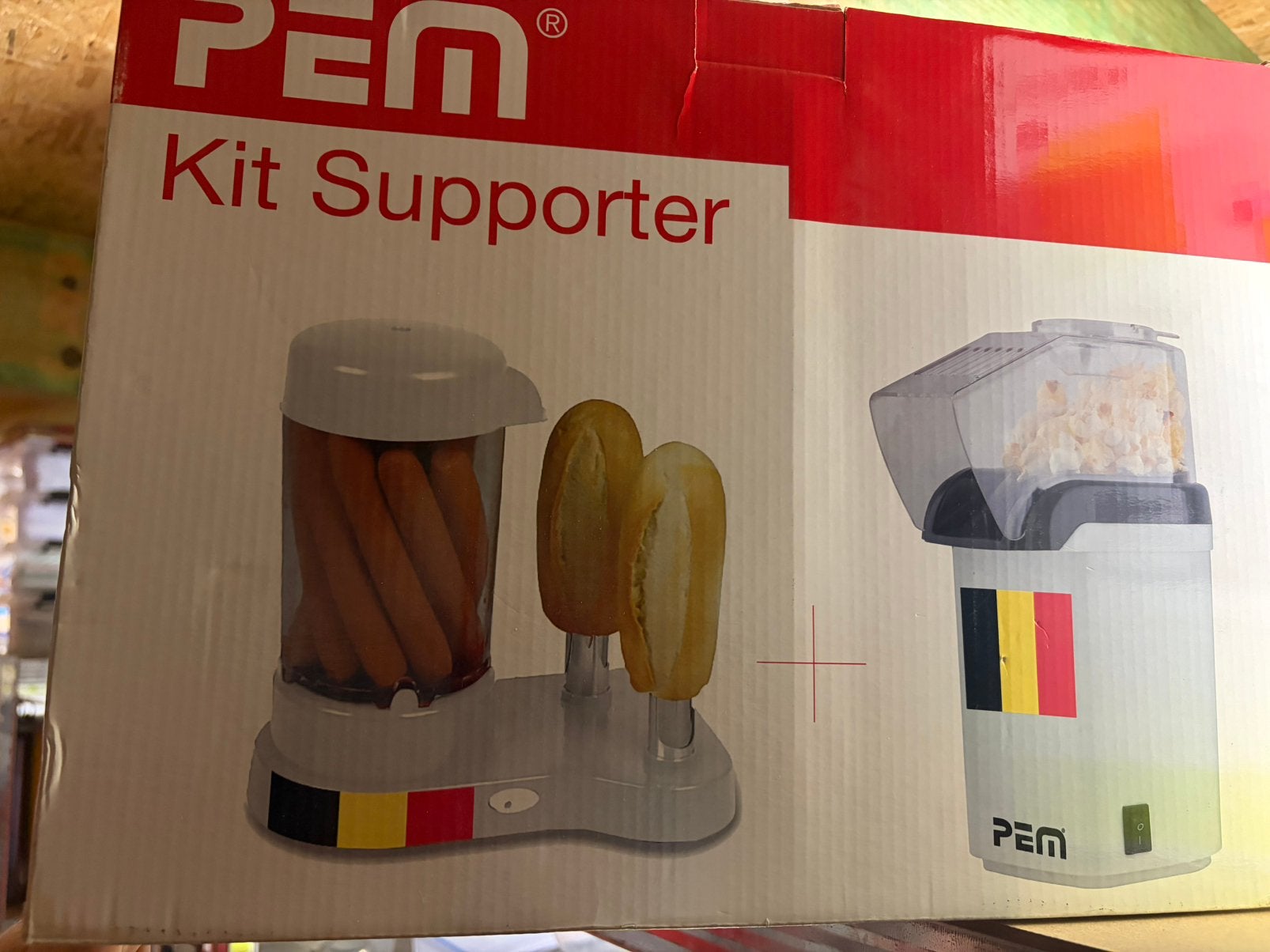 Kit supporte hot dog et pop corn, Ophalen, Zo goed als nieuw