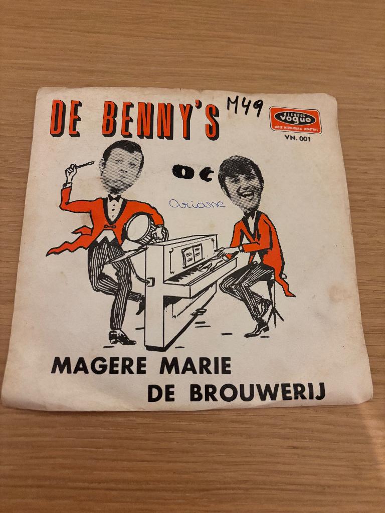 Single - The Benny's - Magere Marie, Enlèvement ou Envoi, Single, Utilisé, Pop