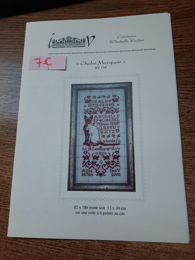 Isabelle Haccourt Vautier - Originele patronen, Hobby en Vrije tijd, Borduren en Borduurmachines, Ophalen of Verzenden, Zo goed als nieuw