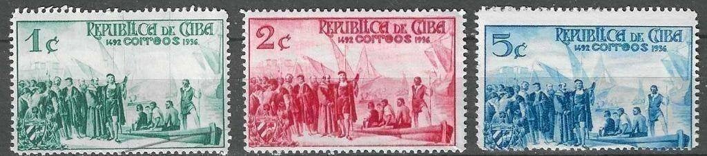 Cuba 1936 - Yvert 9999 - Colomb découvre Cuba (PF), Envoi, Non oblitéré