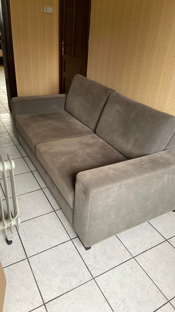 Heeel comfortabele zetel, Huis en Inrichting, Ophalen, Gebruikt, Driepersoons, Stof