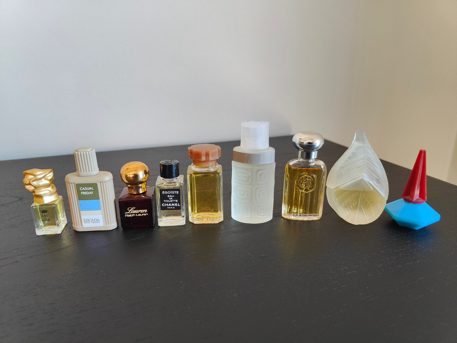 miniatuur parfumflesjes, Ophalen, Miniatuur
