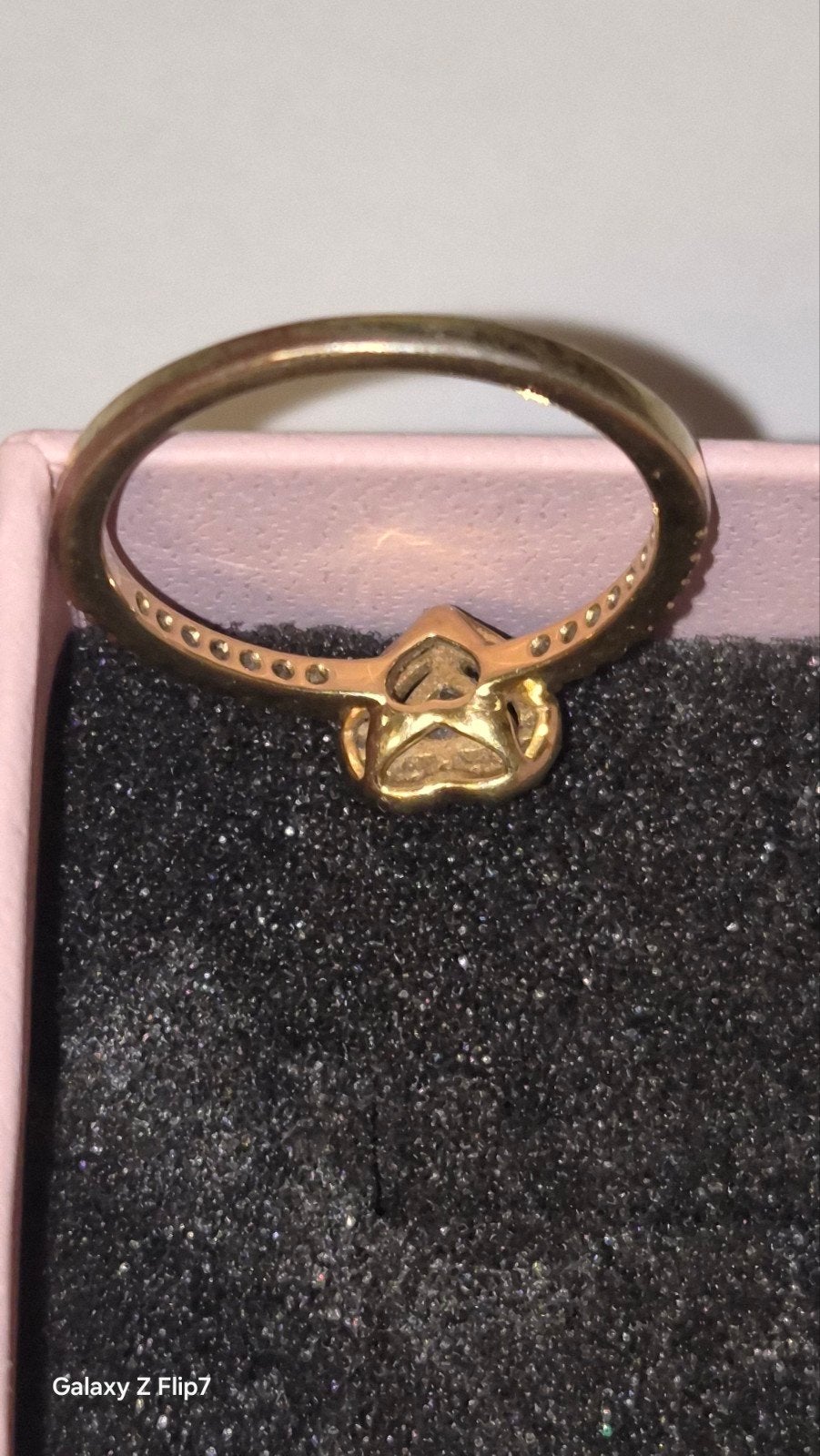 Originele Pandora Sparkling Wishbone Ring - Maat 58, Bijoux, Sacs & Beauté, Bagues, Enlèvement, Argent, Argent