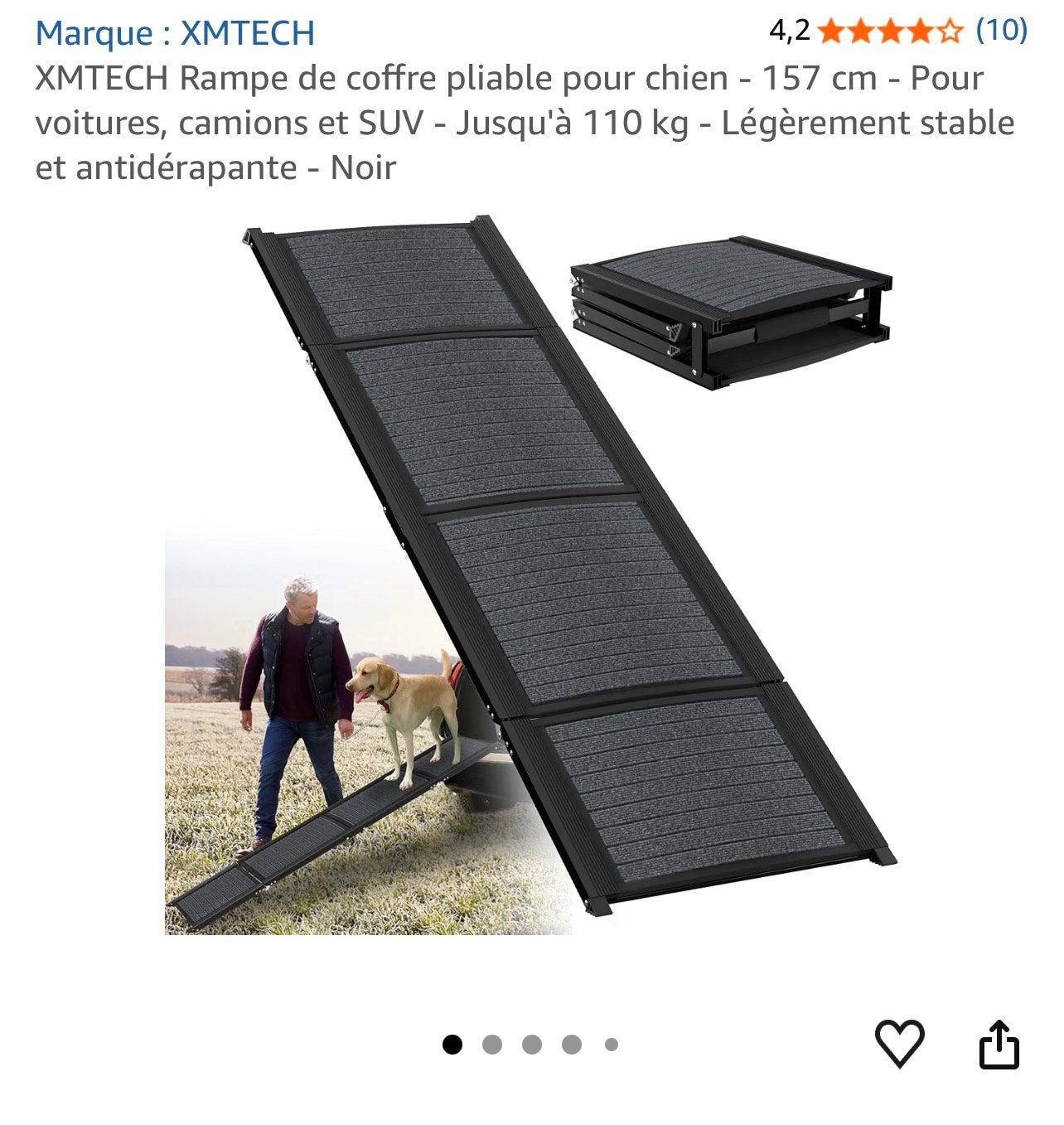 Rampe de coffre pour chien, Bricolage & Construction, Enlèvement ou Envoi, Neuf
