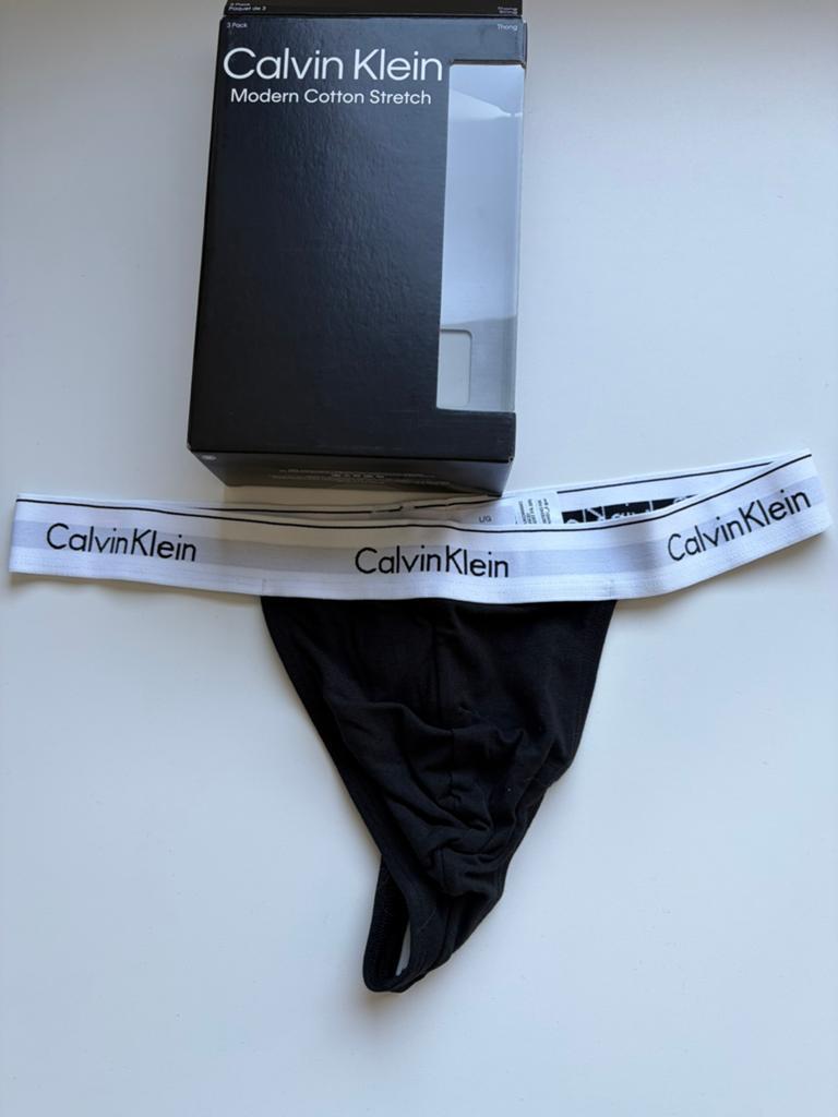 Calvin Klein String maat L, Kleding | Heren, Ondergoed, Verzenden, Zwart, Slip