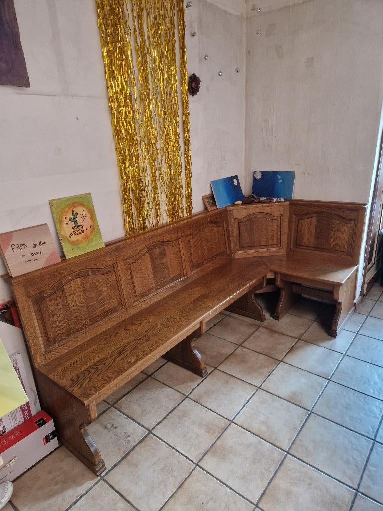 Banc, Antiquités & Art, Antiquités | Meubles | Chaises & Canapés, Enlèvement