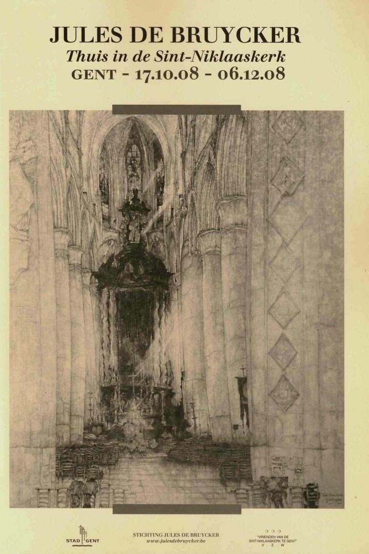 Jules De Bruycker. Thuis in de Sint-Niklaaskerk, Boeken, Ophalen of Verzenden, Gelezen