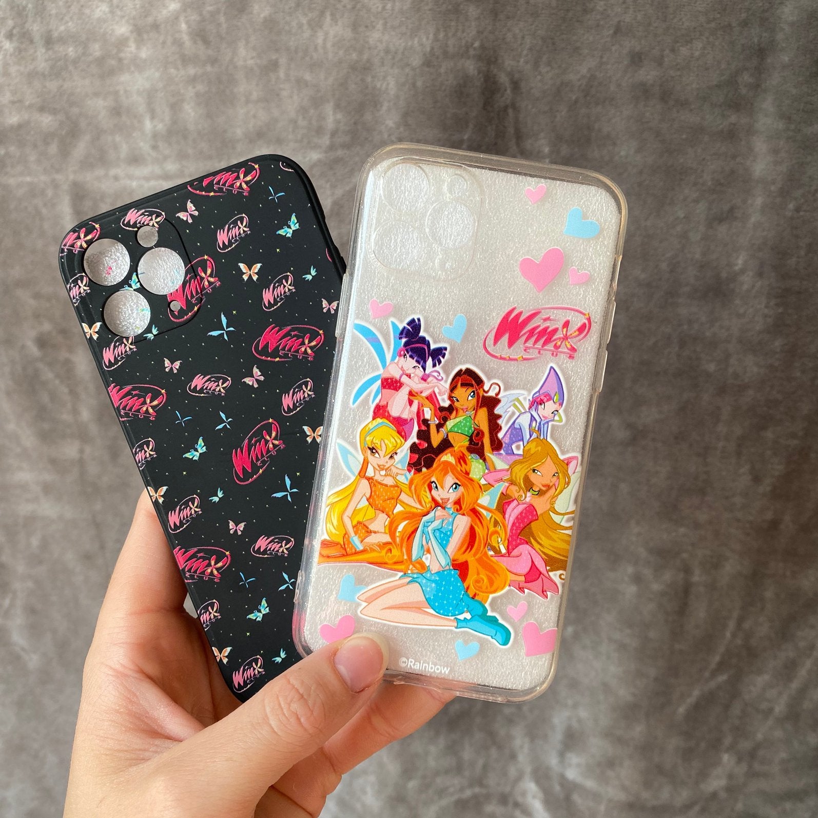2 coques Winx Club pour iPhone 11 Pro, Neuf, Enlèvement ou Envoi, Rose, Silicone