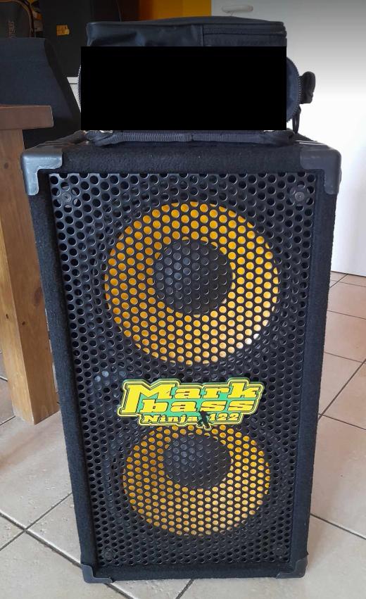 Cab Markbass ninja 2X12" 800W 8Ω (Richard Bona signature), Enlèvement, Comme neuf, Guitare basse, 100 watts ou plus