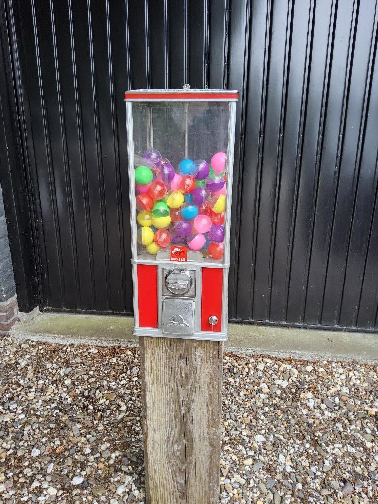 Capsuleautomaat vintage draaiautomaat Beaver verrassingdraai, Verzamelen, Automaten | Overige, Ophalen, Gebruikt