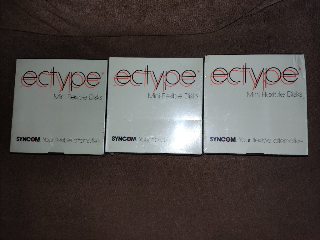 3 x10 5 1/4" floppy discs Ectype syncom NOS, Computers en Software, Ophalen of Verzenden, Nieuw, Overige typen, Ectype