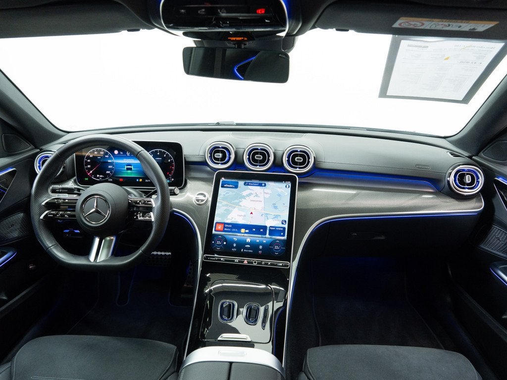 Mercedes-Benz C-Klasse 180 Mild-Hybrid | AMG Night PANORAMA, Autos, Argent ou Gris, Achat, 4 portes, Entreprise