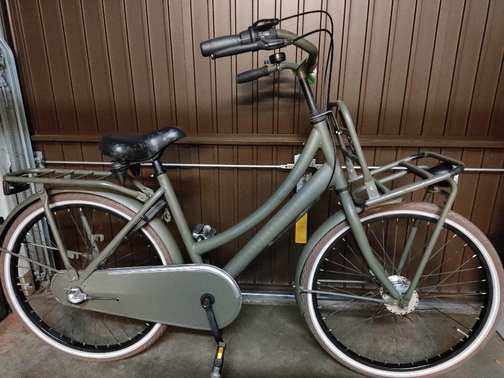 Meisjesfiets Cortina U4,3v,24 inch, Naafdynamo(8j-12j), Fietsen en Brommers, Ophalen, 24 inch, Zo goed als nieuw, Handrem