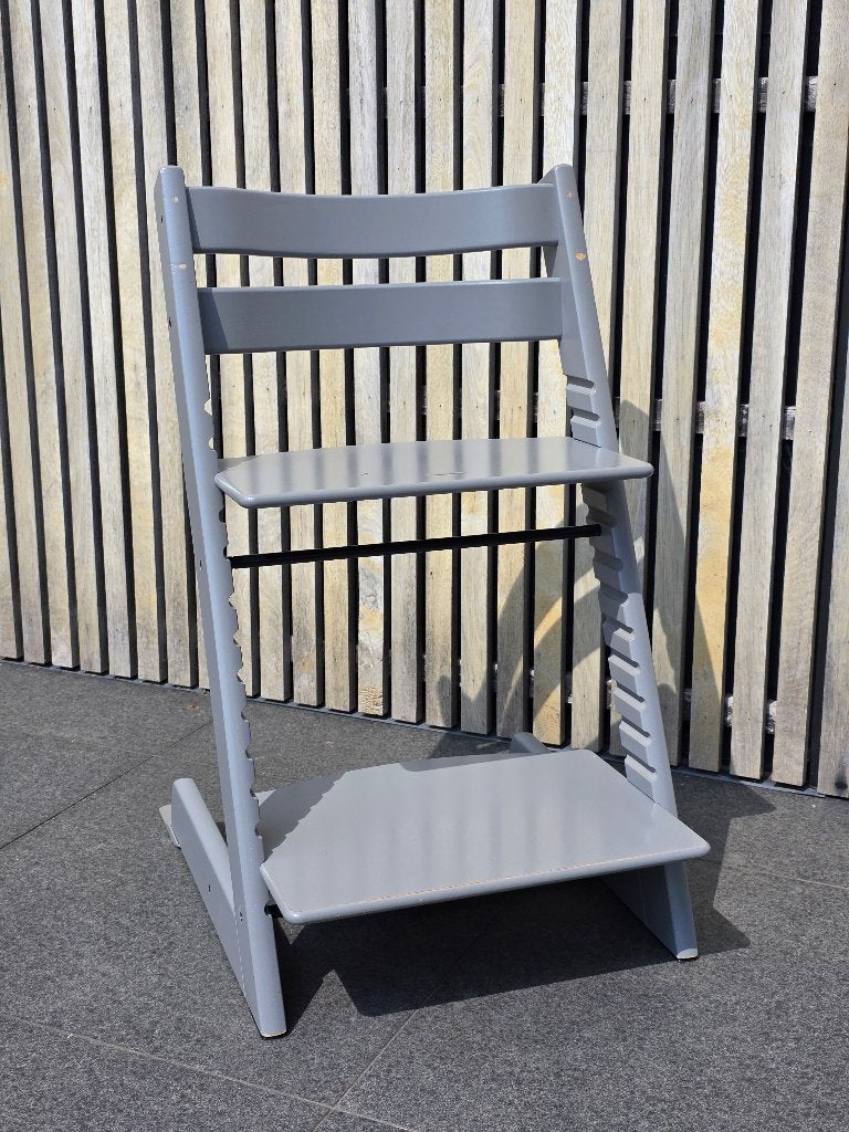 Stokke Tripp Trapp Meegroeistoel - Storm Grey, Enfants & Bébés, Enlèvement, Utilisé, Chaise évolutive