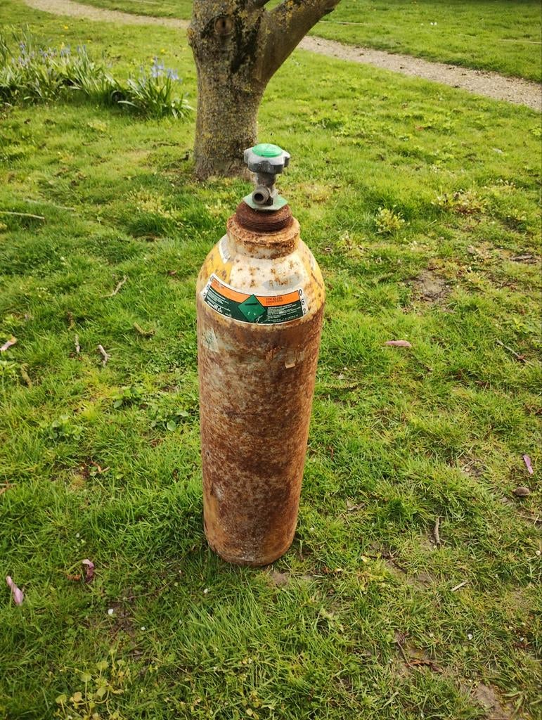 Argon fles, Ophalen