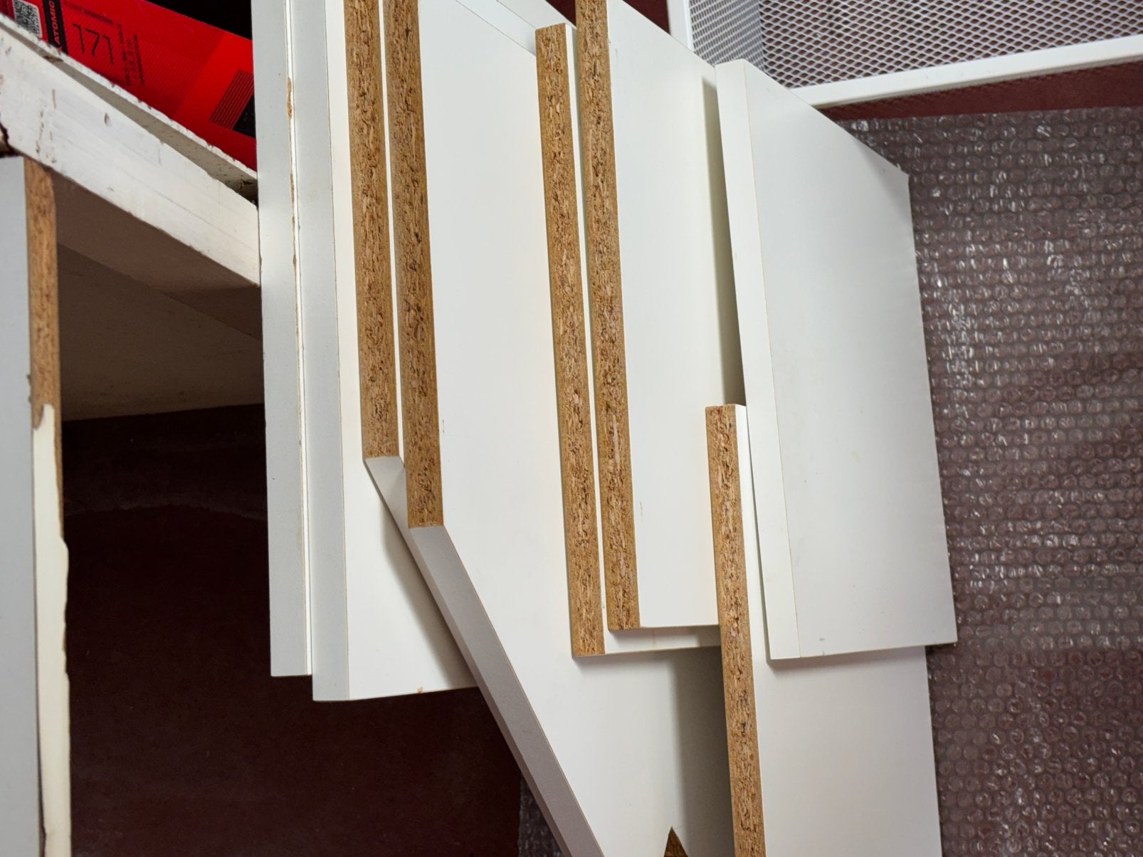 GRATIS houten platen en panelen wit, Doe-het-zelf en Bouw, Platen en Panelen, Ophalen, Gebruikt