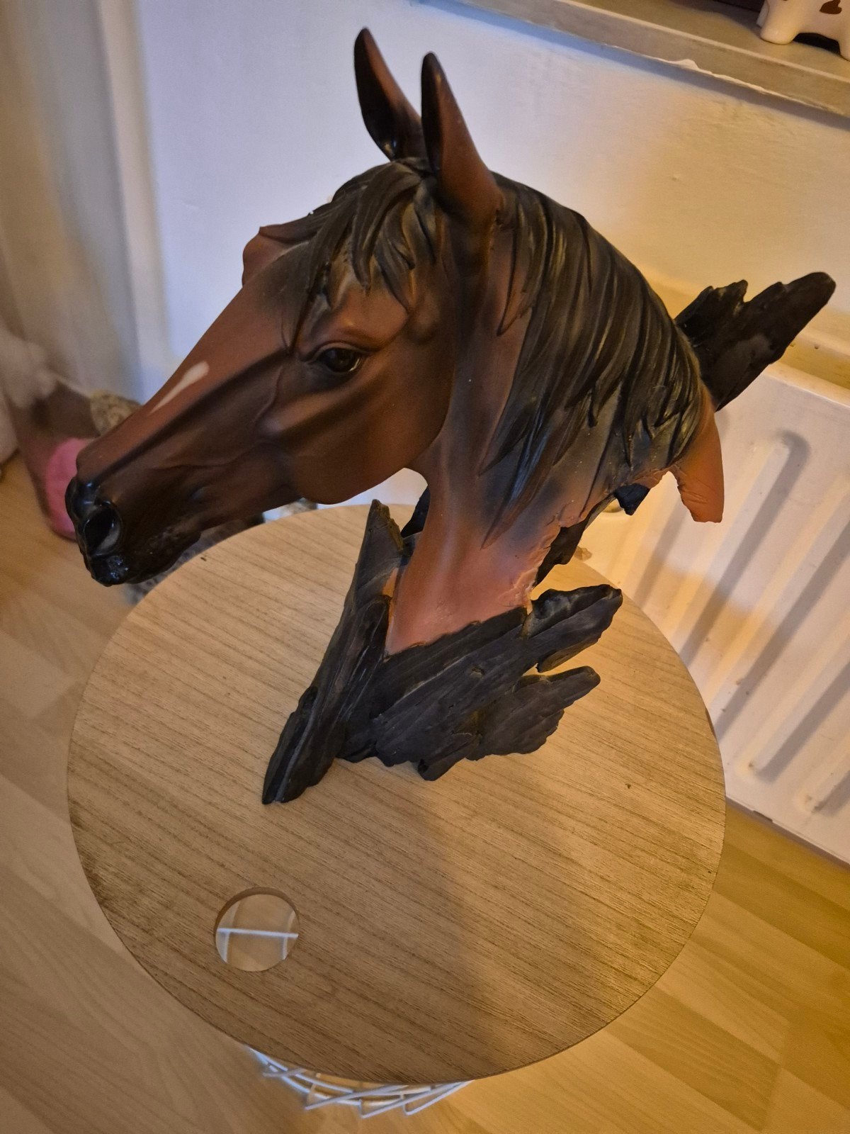paard beeld hoofd geen verzending, Collections, Collections Animaux, Enlèvement, Cheval