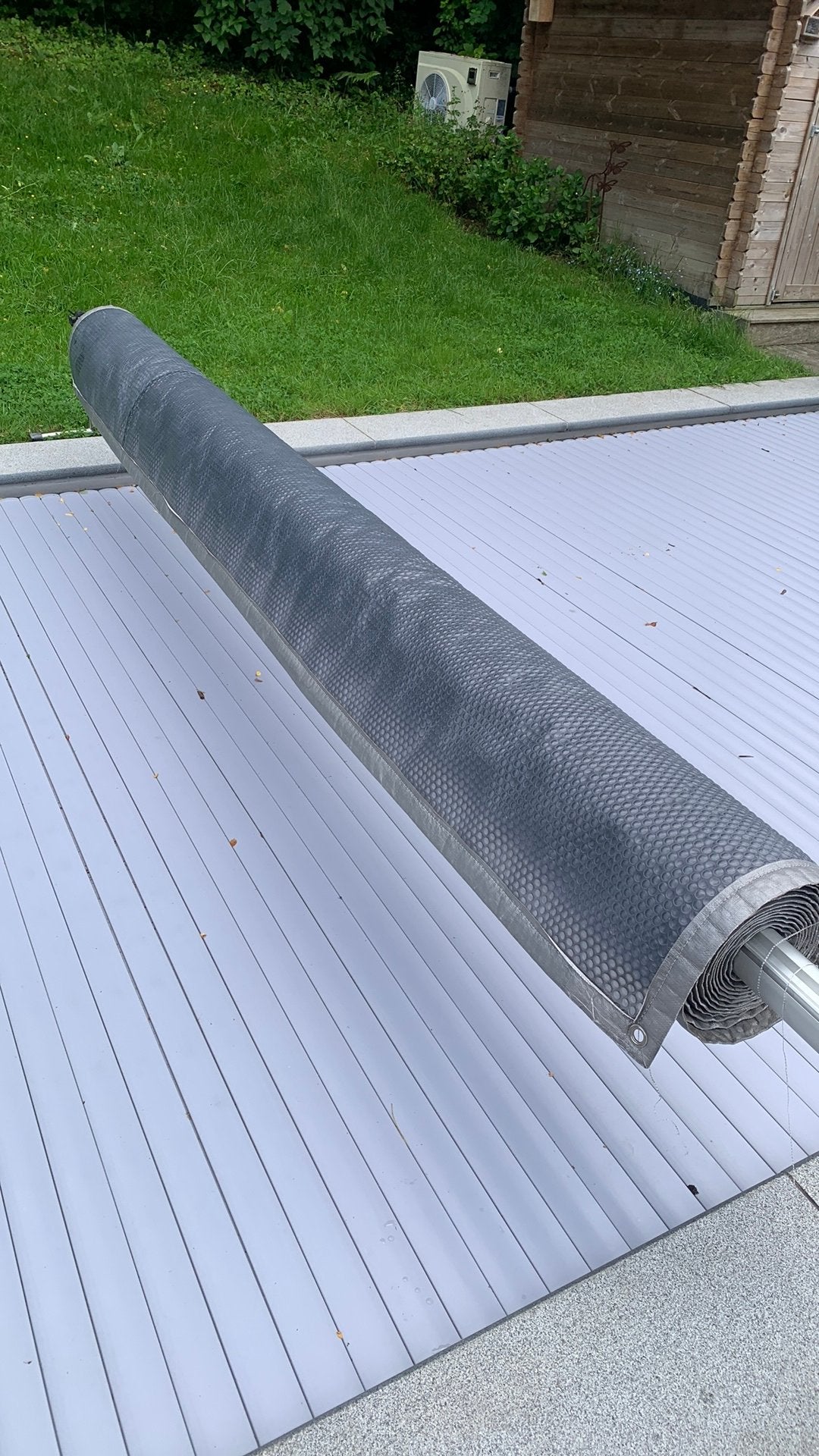 Bâche à bulles piscine 8x3,5, Enlèvement, Utilisé