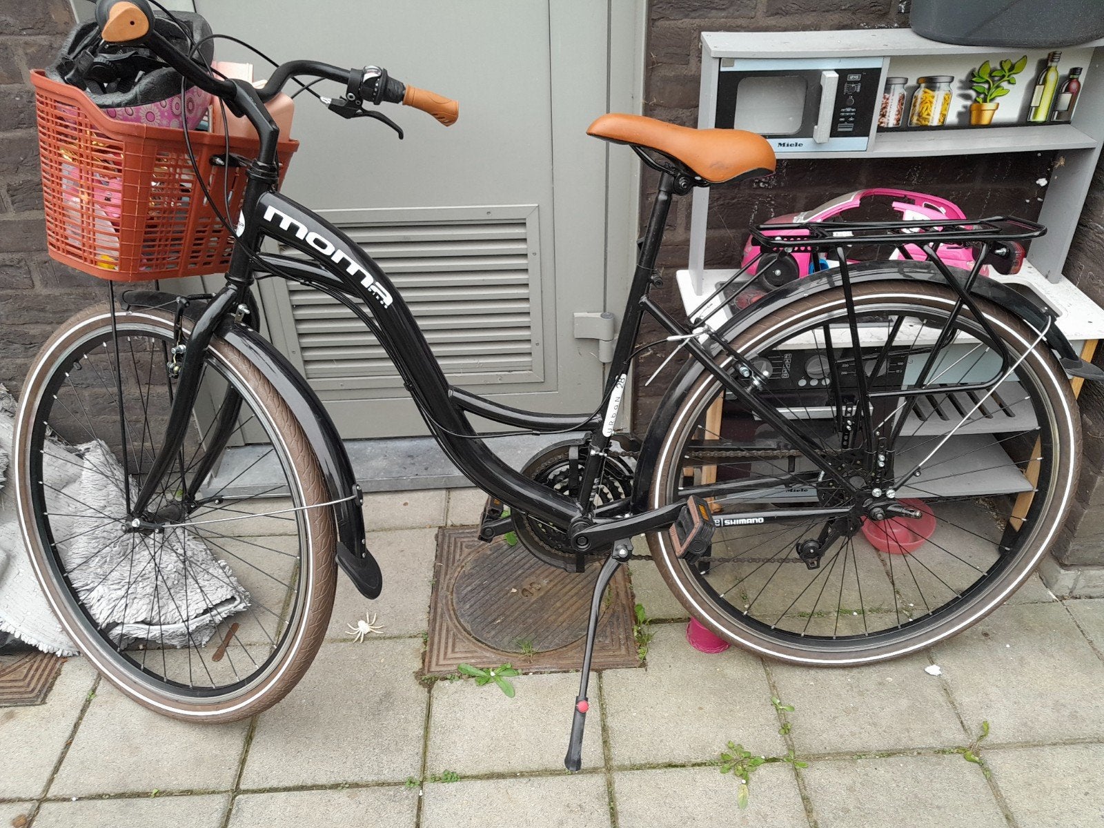 MOMA Damesfiets  Met bijhorende Mandje18, versnellingen, Enlèvement ou Envoi, Vitesses