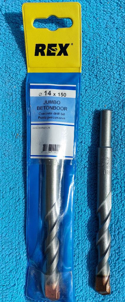 Steen-betonboor dia 14x150 cilindrische schacht-geen SDS, Ophalen of Verzenden, Nieuw