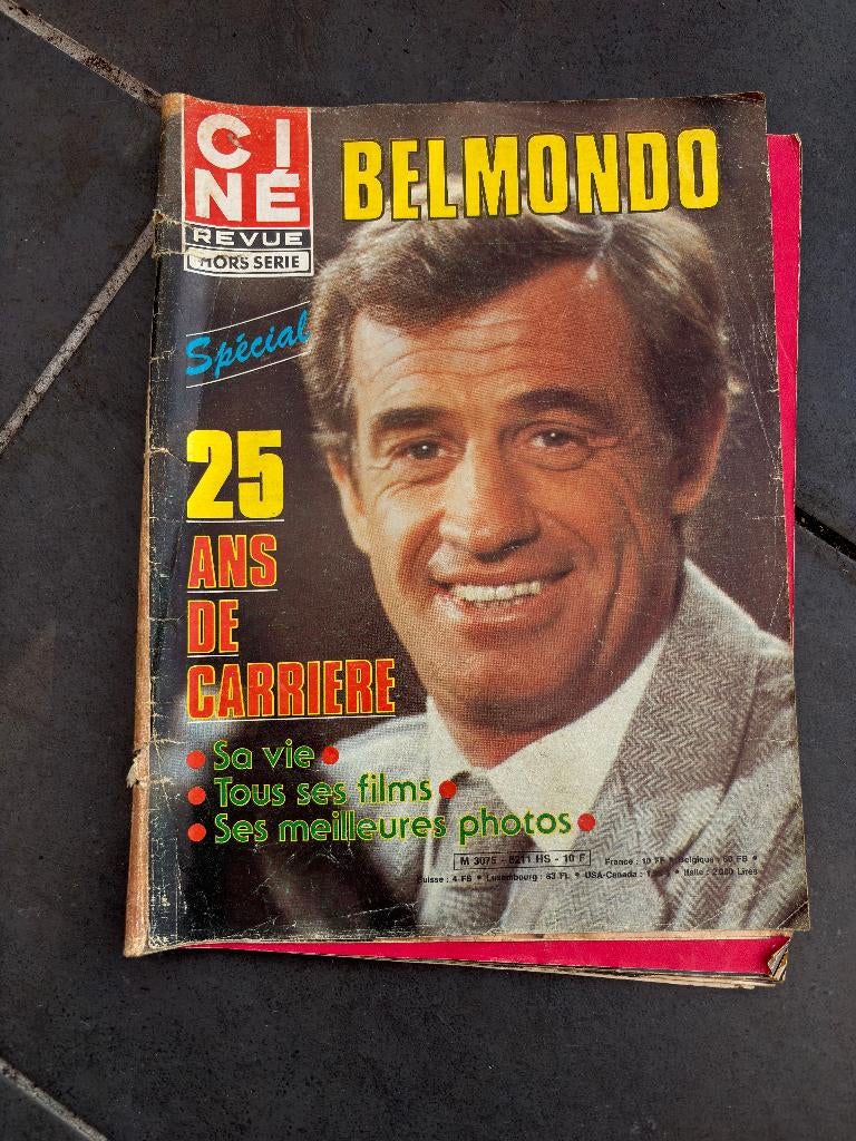 CINE REVUE DU 21/10/1982 SPECIAL BELMONDO, Ophalen of Verzenden, Gelezen, Muziek, Film of Tv