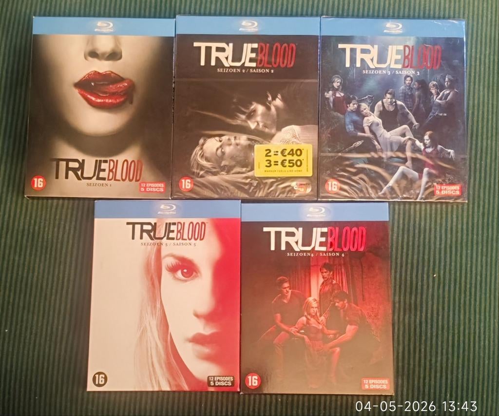 True Blood bluray seizoen 1 tem 5 top serie, Ophalen of Verzenden