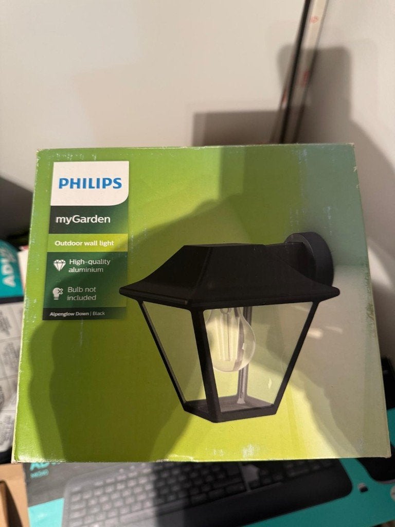 Philips wandlamp, Neuf, Verre, Applique murale, E27 (grand)